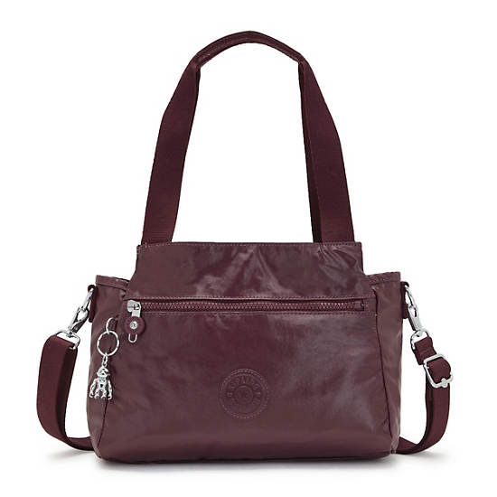 Bolsa De Hombro Kipling Elysia Metallic Vino | MX 1406CT